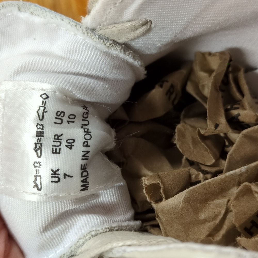 ABLE Emmy Bone/Cheetah Leather Sneakers Size 10 - Picture 12 of 13